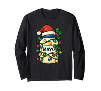 Mayo Mayonnaise Merry Christmas Bonnet de Père Noël Garçons Filles Manche Longue