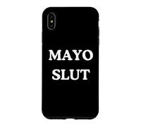 Mayo Slut - Barbecue Amusant pour gourmandise à la Sauce Mayonnaise Coque pour iPhone XS Max