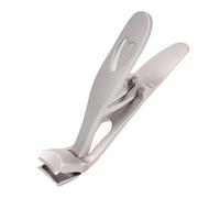 Mayoii Dotmalls Maître-Clip Pro Ensemble Coude Anti - éclaboussures en Acier Inoxydable Coupe Ongle Grande Ouverture Ciseaux à Ongles épais Levier Coupe Ongle Pied (Gris Argenté, Unique)