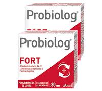 Mayoly Spindler - Probiolog FORT - Compléments alimentaires - Système digestif - lot de 2 boîtes de 30 Gélules. (F)