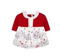 Mayoral Robe avec Gilet Rouge Cerise 2-4 mois