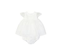 MAYORAL Robe pour bébé fille avec culotte crème | 74