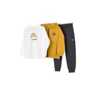 Mayoral Survêtement pour enfant - Ensemble de sport pour enfant - Veste avec fermeture éclair, t-shirt à manches longues et pantalon Survêtement - Vêtements de 2 ans à 8 ans, Jaune moutarde, 10 ans