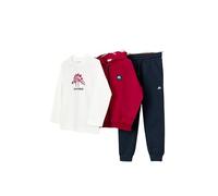 Mayoral Survêtement pour enfant - Ensemble de sport pour enfant - Veste avec fermeture éclair, t-shirt manches longues et pantalon survêtement - Vêtements de 2 ans à 8 ans, rouge, 10 ans