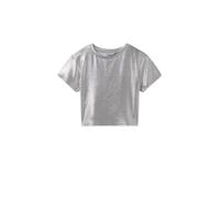 mayoral T-Shirt m/c côtelé métalisé pour Fille Argent 10 Ans (140cm)