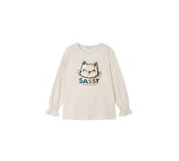 mayoral T-Shirt m/l brodé pour Fille Pois Chich 6 Ans (116cm)
