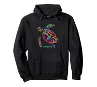 Mayotte 976 Tortue de Mer Vintage Maore Sweat à Capuche