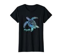 Mayotte 976 Tortue de Mer Vintage Maore T-Shirt Graphique avec Valeur