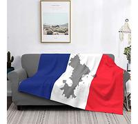 Mayotte Drapeau Carte Polaire Chaud Doux Jeter Couvertures Antistatique Épais Fuzzy Couverture De Lit De Luxe pour Canapé, Lit, Canapé Ultra Luxueux Chaud Et Confortable pour Toutes Les Saisons 50" X