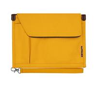 Mayplous Dossier de conférence A5 Sac de Rangement Professionnel Mallette de Transport pour Bloc-Notes Cas de Document A5 Portfolio Organizer (Orange fraîche)