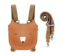 Mayplous Sac à bandoulière pour enfants Mini sac à dos fille Sac bandoulière garçon Sac à main animal pour adolescent Style à 2 voies pour 3 ans et plus L16xD7xH17cm / L6.3xD2.8xH6.7in (Fox)
