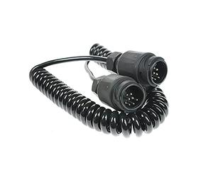 Maypole 5894 8-pin 8 Core Cordon de raccordement bouclés, 2.5 m, Lot de 2