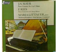 Mayr - TV34526S. Mayr / Ries - Piano Concertos. Hamburg S O / Littaur. VINYL LP - VG+/VG+