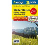 Mayr Wanderkarte Wilder Kaiser - Ellmau - Going - Scheffau - Söll XL 1:25.000: Wander-, Rad- und Mountainbikekarte, extra grossdruck, reiß- und wetterfest