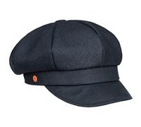 Mayser Casquette Gavroche Antje Light Casquette en Lin Casquette pour Femme (Taille Unique - Bleu foncé)