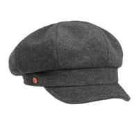 Mayser Casquette Gavroche Casquettes pour Femme Casquette Laine (M (57-58 cm) - Anthracite)