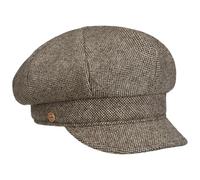 Mayser Casquette Gavroche Coco Tweed Casquette Baker Boy (S (55-56 cm) - Beige)