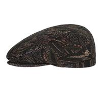 Mayser Casquette Paisley Zechbauer Homme - Made in The EU Gavroche avec Visiere, Doublure Hiver Automne-Hiver - L (58-59 cm) Bordeaux