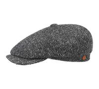 Mayser Casquette Seven Dover Homme - Made in The EU Laine Gavroche avec Visiere, Doublure, Doublure Automne-Hiver Hiver - 59 cm Noir