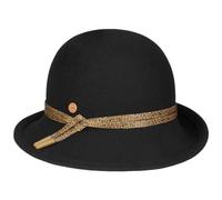 Mayser Chapeau Cloche Mia Soft Wool Chapeau pour Femme Chapeau en Cloche pour Femme (Taille Unique - Noir)