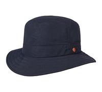 Mayser Chapeau de Soleil Protection UV Femme/Homme - Made in The EU en Tissu Ete Printemps-ete - 64 cm Bleu Fonce