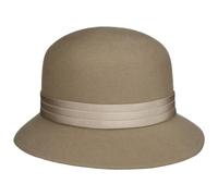 Mayser Chapeau en Laine Uni Susanne Chapeau de Feutre (Taille Unique - Beige)