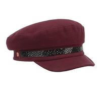 Mayser Kendy Casquette Gavroche Unicolore Bande Strass Fabrique en UE Femme Automne Hiver