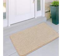 MAYSHINE Paillasson antidérapant en coton pour intérieur - 60 x 100 cm - Beige