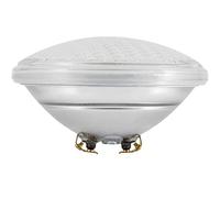 MAYSNLUX Lampe LED PAR56 18W pour Piscine, Spot Glass Projecteur Submersible IP68 Etanche, 1800lm, Angle de Faisceau 120°, 12V DC/AC, 3000K Blanc Chaud