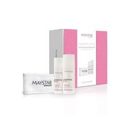 MAYSTAR PACK ESSENTIELS DE BEAUTÉ VITALE ESSENTIELLE FACE. LE FOND D'ARMOIRE DE VOTRE PEAU. Crème et sérum + bandeau en cadeau.