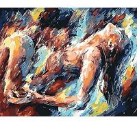 Maysurban Peinture par Numero Adulte DIY Kit de Peinture à l'huile de Bricolage Paint by Numbers Peindre par Nombre Kits sans Cadre 40x50cm
