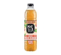 MAYTEA Thé Glacé Pêche 1,2L - Rafraîchissement fruité et naturel pour vos pauses estivales- Lot De 4
