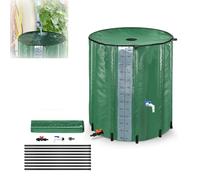 MAYTIIMO Récupérateur d'eau de pluie pliable de 750 litres avec graduation, réservoir d'eau de pluie avec grille d'admission d'eau, valve d'écoulement, réservoir d'eau de pluie, réservoir d'eau de