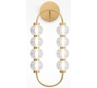 Maytoni Amulet applique murale 1x16 W transparent-doré MOD555WL-L11G3K