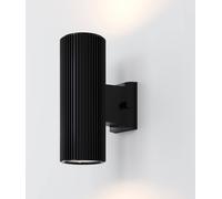 Maytoni Applique extérieur Rando, dimmable, noir, Métal, Moderne, Applique Exterieur