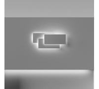 Applique applique murale salle à manger lampe chambre luminaire métal blanc LED L 26cm