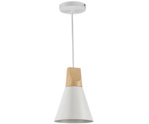 Maytoni Bicones lampe suspendue 1x60 W blanc P359-PL-140-W