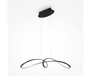 Maytoni Curve lampe suspendue 1x42 W noir MOD156PL-L52B4K