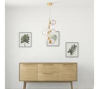 Maytoni Dallas Suspension G9, 6 sources lumineuses, MOD545PL-06G,