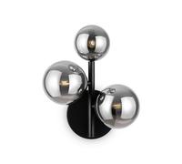 MAYTONI DECORATIVE LIGHTING Applique applique Art Déco Moderne, Dallas Noir Métal, IP 20, AC 220-240, G9, 3 ampoules (non incl.),28W, pour Salon, Cuisine, Chambre, Salle à manger, Bureau