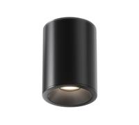 Plafonnier plafonnier plafonnier plafonnier IP65 aluminium noir D 8,5 cm