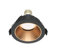 MAYTONI DECORATIVE LIGHTING Spot encastrable Frost noir et doré, en aluminium 1 X GU10 (15W) IP 20