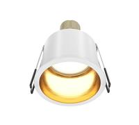 MAYTONI DECORATIVE LIGHTING Spot encastrable Reif blanc et doré, en aluminium 1 X GU10 (50W) IP 20