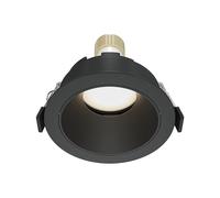 MAYTONI DECORATIVE LIGHTING Spot encastrable Reif noir, en aluminium 1 X GU10 (15W) IP 20