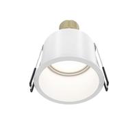 MAYTONI DECORATIVE LIGHTING Spot moderne encastrable, luminaire en aluminium blanc, rond, IP20, ampoule 1xGU10 (non incl.)