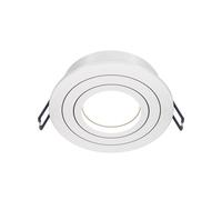 Maytoni Éclairage Encastrable Atom, Technique, Spot Encastrable, Blanc, Lumière dimmable encastrée, réglable à 25°. Corps en métal enduit de poudre.