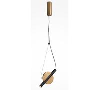 Maytoni Enigma lampe suspendue 1x5 W noir-doré MOD150PL-L5BS3K