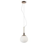 Maytoni Erich lampe suspendue 1x40 W blanc-doré MOD221-PL-01-G