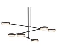 Maytoni Fad lampe suspendue 6x7 W noir MOD070PL-L38B3K
