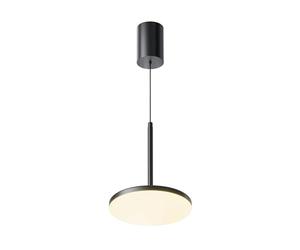 Maytoni Lampe à suspension Plato Noir Aluminium LED 700 lm 3000 K CRI 90 style industriel moderne pour salon, chambre, cuisine